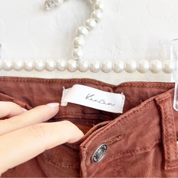 Kancan Women’s Flare Jeans Chocolate Brown Stretch 9/28 - Picture 4 of 10